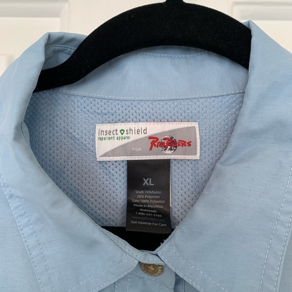 NWT!! RAIL RIDERS Oasis Shirt with Insect Shield!  SZ XL - Picture 6 of 6